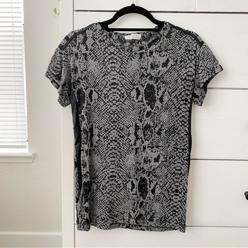 Zara | Snake Print Tee